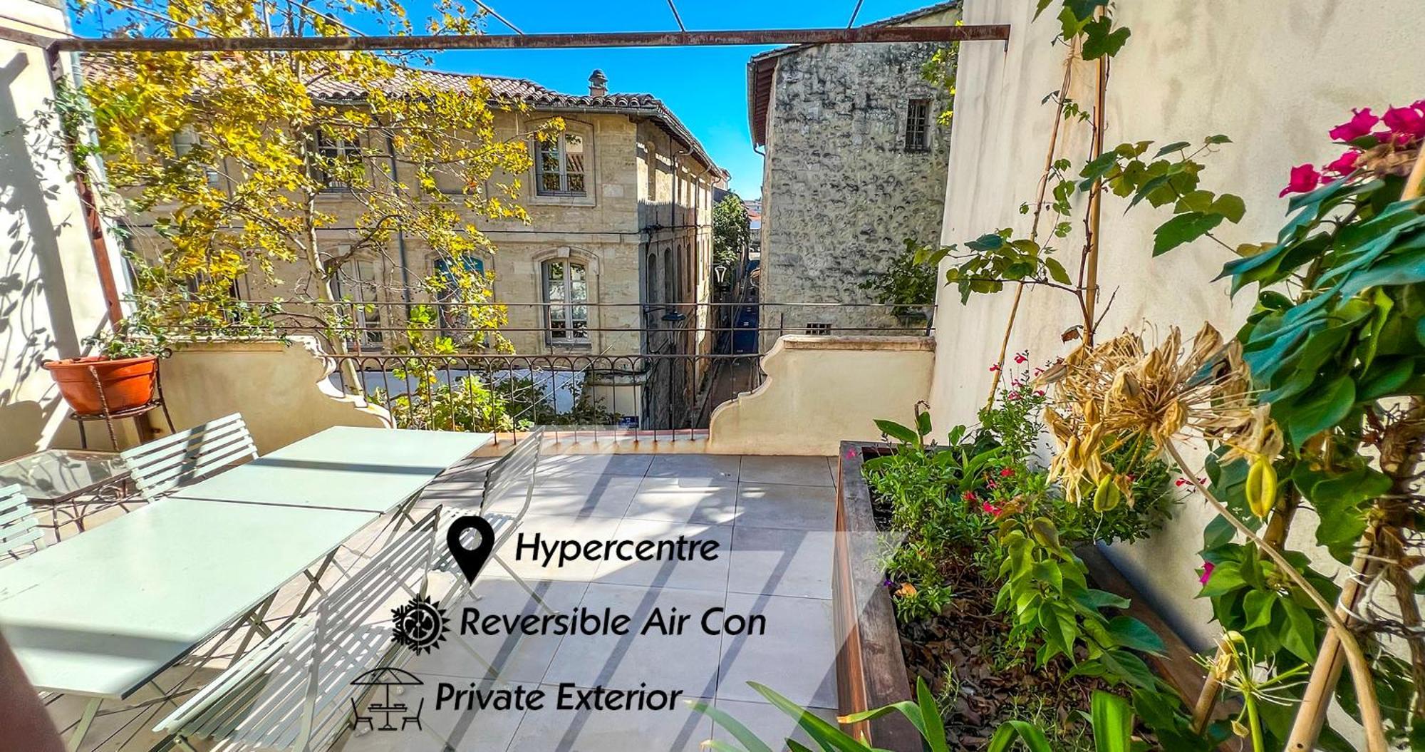 Ac - Private Exterior - Duplex Quartier Des Artistes Avignon Exterior foto